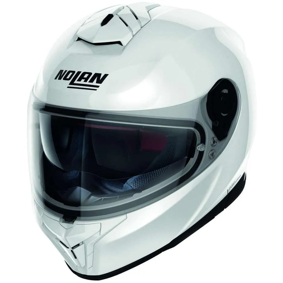 Шолом Nolan N80-8 CLASSIC N-COM White купити в Києві — доставка по