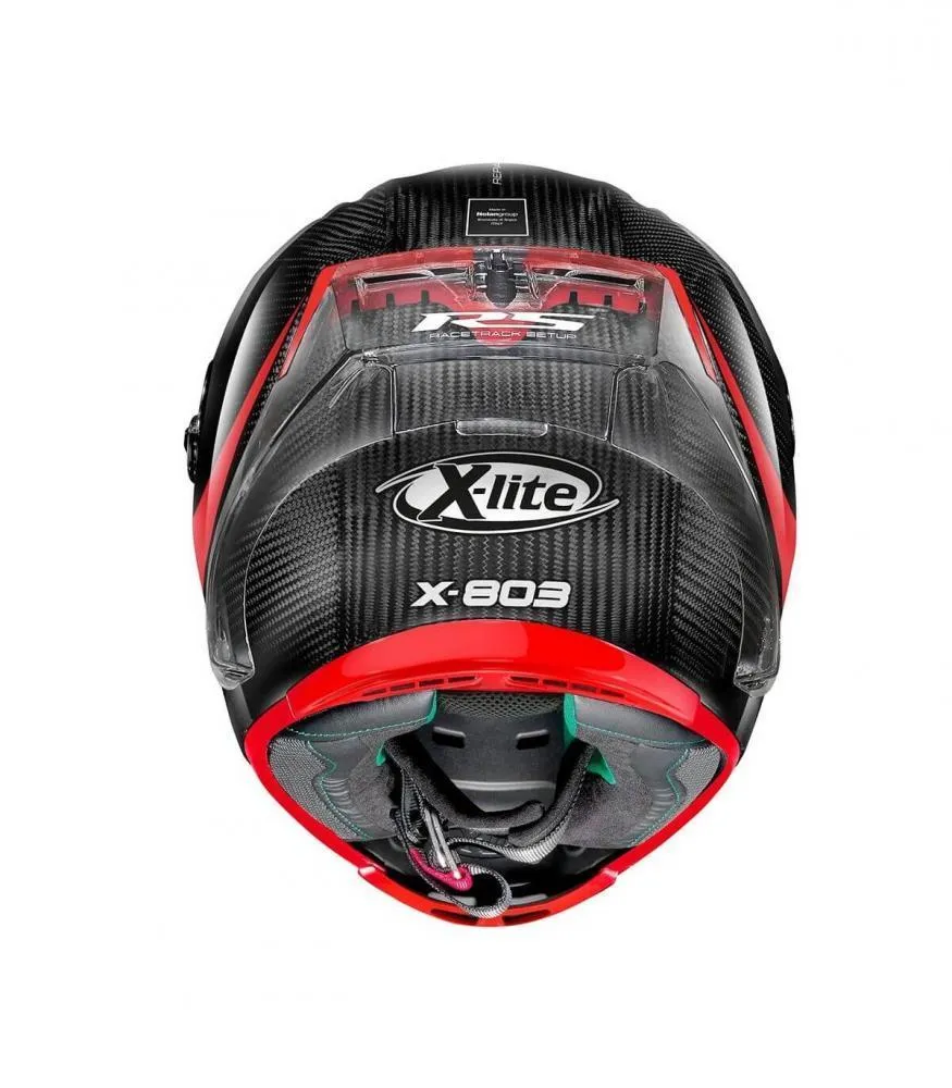 Шолом X-Lite X-803 RS Ultra Carbon Black-Red купити в Києві