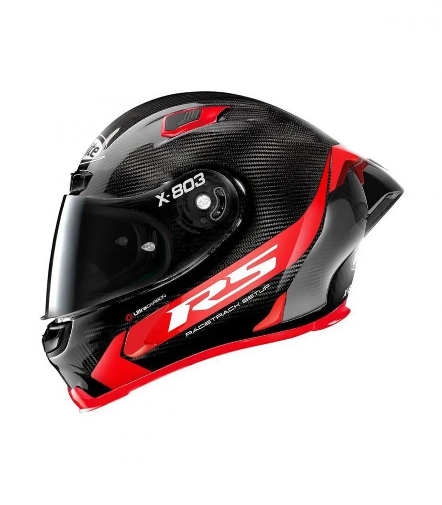 Шолом X-Lite X-803 RS Ultra Carbon Black-Red купити в Києві