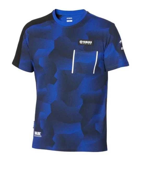 Футболка Yamaha PaddockBlue MALE CAMO DURHAM